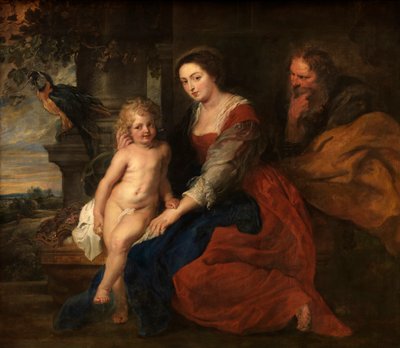 Sacra Famiglia con un pappagallo da Peter Paul Rubens