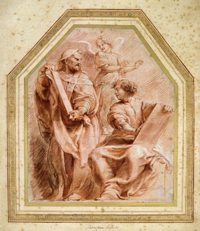 Geremia detta la parola di Dio a Baruch figlio di Neria da Peter Paul Rubens