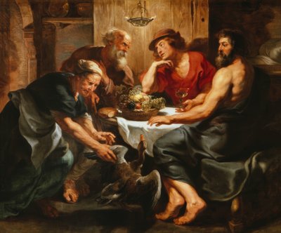 Giove e Mercurio da Filemone e Bauci da Peter Paul Rubens