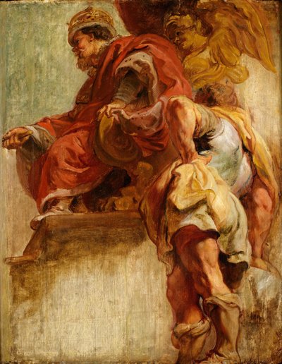 Re Giacomo I unisce Inghilterra e Scozia da Peter Paul Rubens