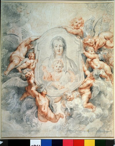 La Vergine col Bambino adorata dagli angeli da Peter Paul Rubens