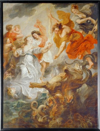 La perfetta riconciliazione della regina e di suo figlio da Peter Paul Rubens