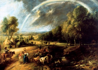 Paesaggio con arcobaleno da Peter Paul Rubens