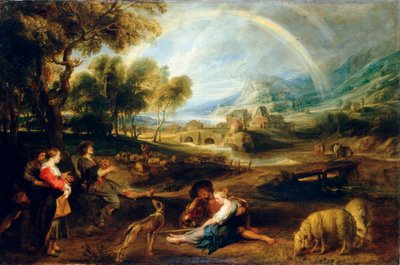 Paesaggio con arcobaleno, primi anni 1630 da Peter Paul Rubens
