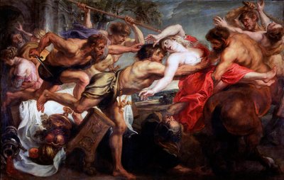 Il rapimento di Ippodamia o I Lapiti e i Centauri da Peter Paul Rubens