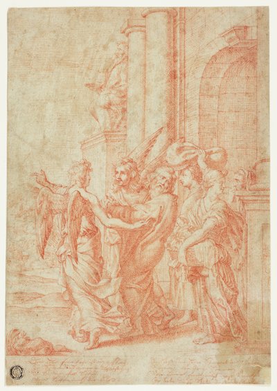 Lot e la sua famiglia guidati fuori da Sodoma da Peter Paul Rubens
