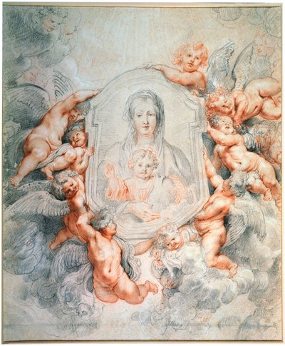 Madonna adorata dagli angeli Madonna della Vallicella, 1608 da Peter Paul Rubens