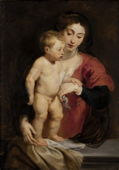Madonna con Bambino, ca. 1615-1618 da Peter Paul Rubens