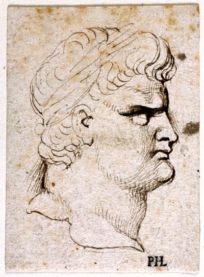 Nerone, da dieci disegni di otto dei primi dodici Cesari, dopo le medaglie di Giovanni da Cavino da Peter Paul Rubens