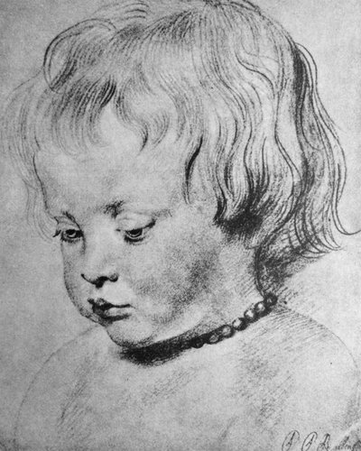 Nicholaas Rubens che indossa una collana di corallo da Peter Paul Rubens