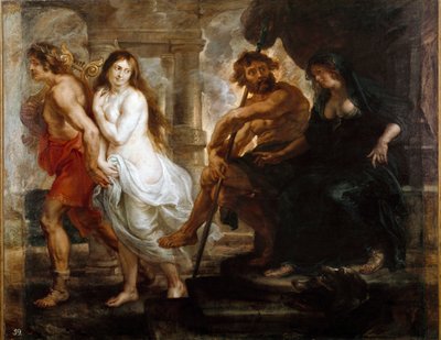 Orfeo ed Euridice. Dipinto di Peter Paul Rubens da Peter Paul Rubens