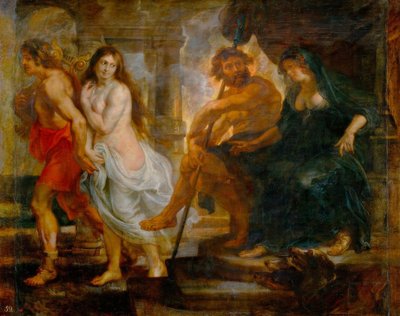 Orfeo ed Euridice con Plutone e Proserpina da Peter Paul Rubens