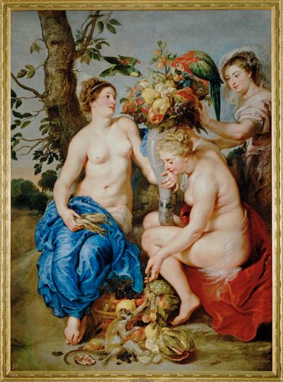 P. P. Rubens e Frans Snyders (dipinto su tela) da Peter Paul Rubens