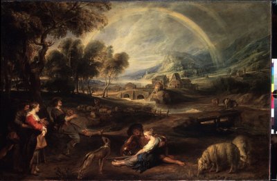 Paesaggio con arcobaleno da Peter Paul Rubens