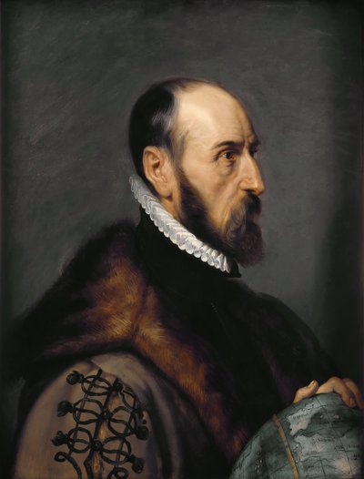 Ritratto di Abraham Ortelius 1527-1598, 1633 da Peter Paul Rubens