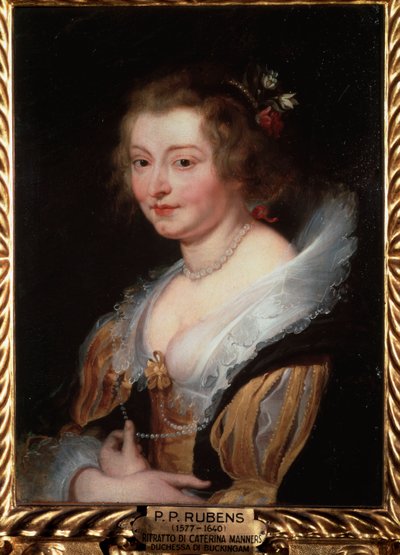 Ritratto di Catherine Manners, Duchessa di Buckingham da Peter Paul Rubens