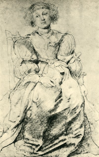 Ritratto di Hélène Fourment, c1630-1631, 1943 da Peter Paul Rubens