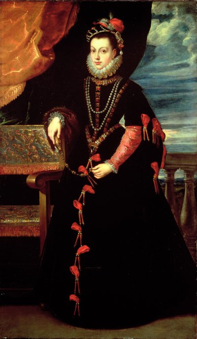 Ritratto di Isabella di Valois, Regina di Spagna, moglie di Filippo II di Spagna da Peter Paul Rubens
