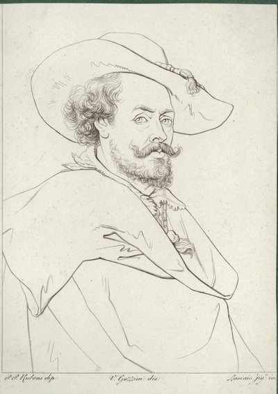 Ritratto di Peter Paul Rubens da Peter Paul Rubens