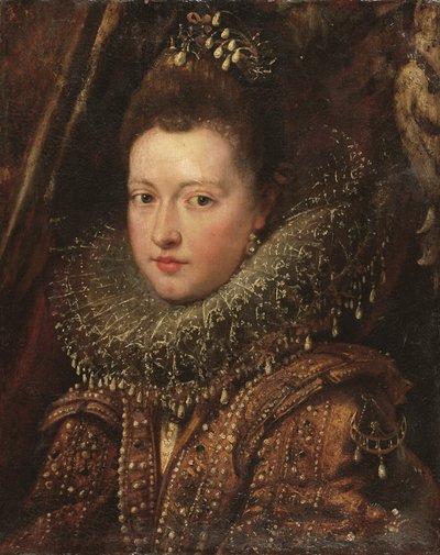 Ritratto della Principessa Margherita Gonzaga, busto - un frammento da Peter Paul Rubens