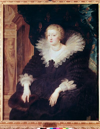 Ritratto della regina di Francia Anna d