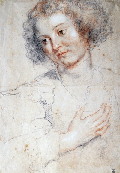 Ritratto di una donna (Studio per un ritratto di Santa Apollonia) da Peter Paul Rubens