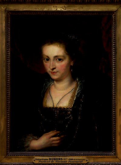Ritratto di una donna. Ritratto di Suzanna Fourment da Peter Paul Rubens