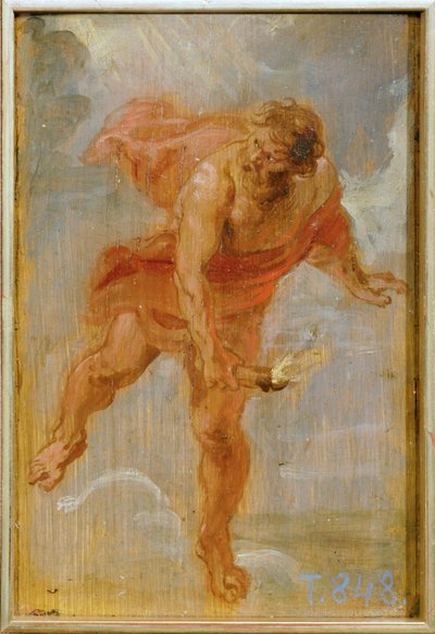 Prometeo con il marchio di fuoco (dipinto su tavola) da Peter Paul Rubens
