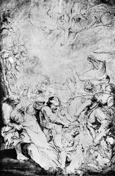 Schizzo del martirio di San Livino, c1633, 1933 da Peter Paul Rubens