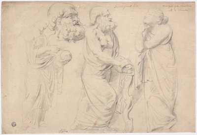 Studi di un sarcofago romano da Peter Paul Rubens