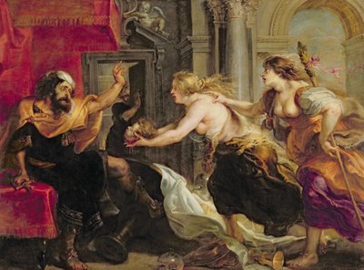 Tereo confrontato con la testa di suo figlio Itilo, 1637 da Peter Paul Rubens