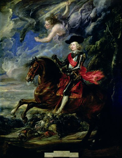 Il Cardinale Infante Ferdinando alla Battaglia di Nordlingen, c.1634 da Peter Paul Rubens