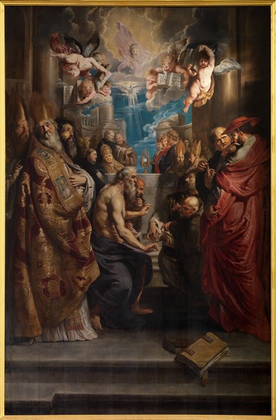 La disputa del Santissimo Sacramento, c.1609 da Peter Paul Rubens