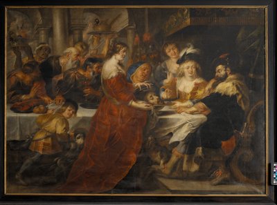 La festa di Erode. Salomè porta la testa di San Giovanni Battista su un piatto da Peter Paul Rubens