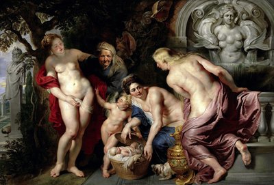 Il ritrovamento del bambino Erittonio da Peter Paul Rubens