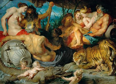 I quattro continenti, 1615 circa (olio su tela) da Peter Paul Rubens