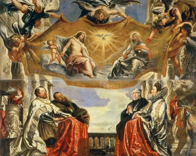 La famiglia Gonzaga in adorazione della Santissima Trinità da Peter Paul Rubens