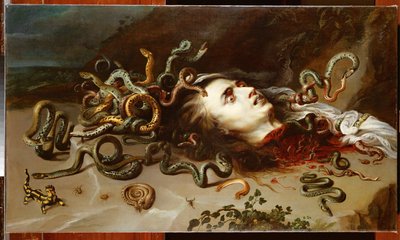 La testa di Medusa, 1618 circa (olio su tela) da Peter Paul Rubens