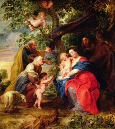 La Sacra Famiglia sotto un melo, c.1632 da Peter Paul Rubens