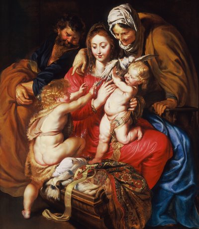 La Sacra Famiglia con Sant