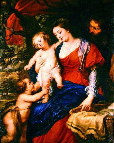 La Sacra Famiglia con il Bambino San Giovanni da Peter Paul Rubens