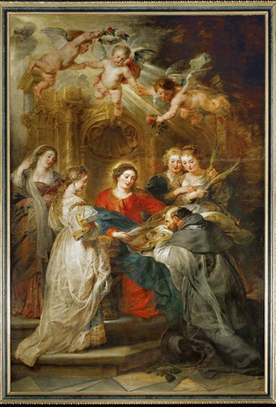 La Santa Vergine appare a San Ildefonso da Peter Paul Rubens
