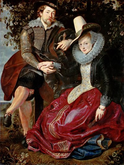 Il pergolato di caprifoglio, ca 1609 da Peter Paul Rubens