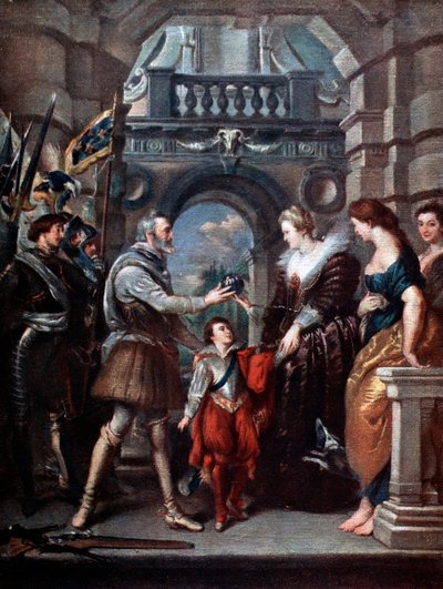 Il ciclo dei Medici: Enrico IV parte per la guerra in Germania, 20 marzo 1610, 1621-1625 da Peter Paul Rubens