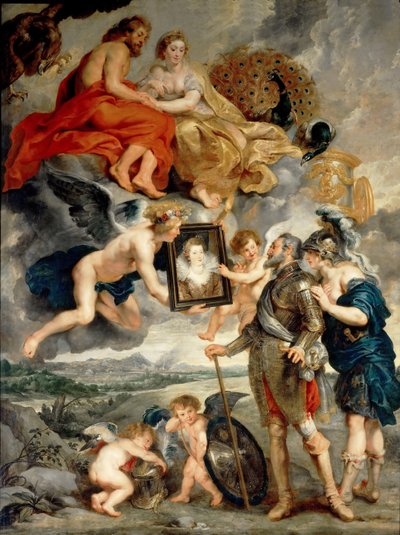 La presentazione del suo ritratto a Enrico IV Il ciclo di Maria de Medici da Peter Paul Rubens
