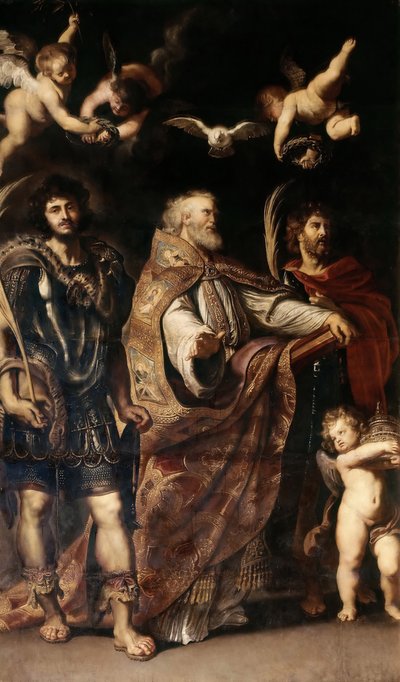 I Santi Gregorio I, Mauro e Papia da Peter Paul Rubens
