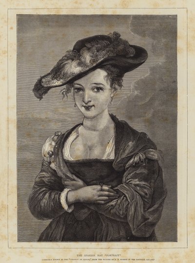 Il Ritratto del Cappello Spagnolo da Peter Paul Rubens