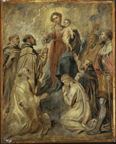 La Vergine e il Bambino del Rosario da Peter Paul Rubens
