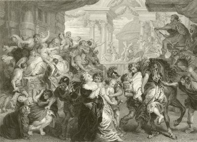 Il ratto delle Sabine da Peter Paul Rubens
