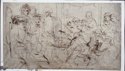 Tomiri con la Testa di Ciro (verso) da Peter Paul Rubens